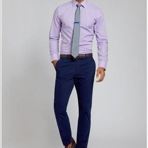 Purple Geoffrey Beene Button Down Casual Top